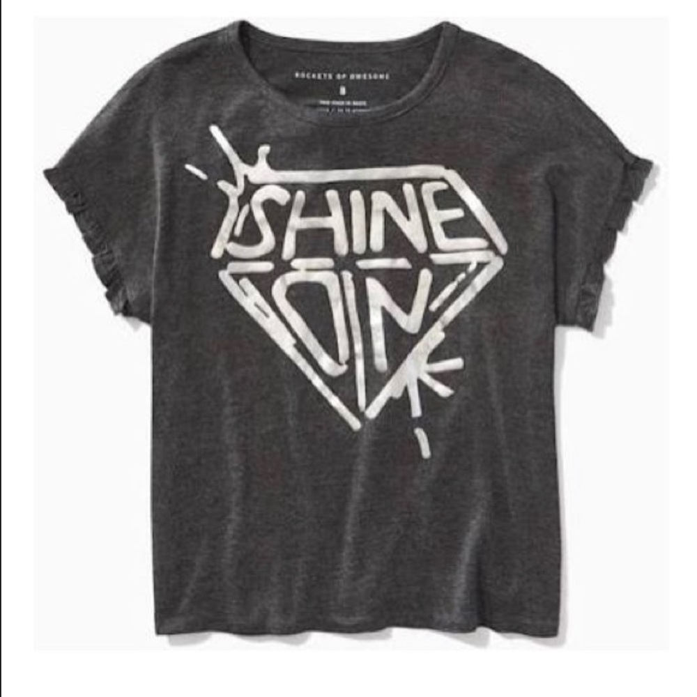 Rockets of Awesome ROA Shine On open shoulder tee